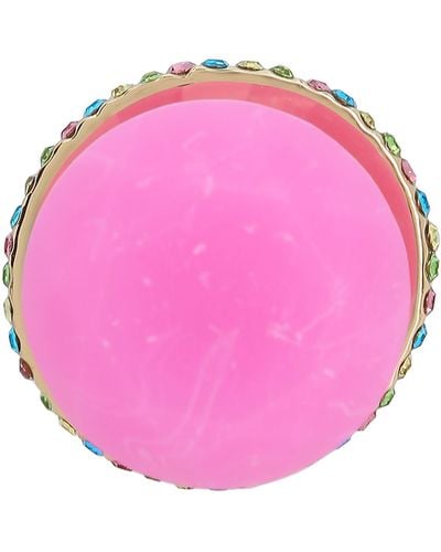 Betsey Johnson Ring Candy Cocktail Ring - Pink