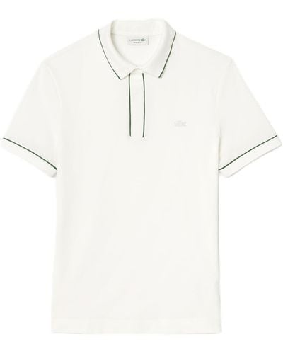 Lacoste Short Sleeve Regular Fit Polo - White