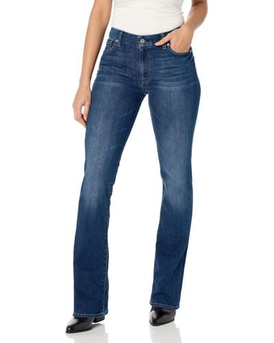 7 For All Mankind Bootcut Jeans In Moreno - Blue