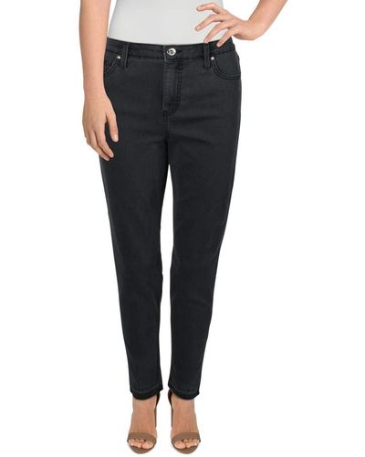 Jessica Simpson Size Adored Curvy High Rise Ankle Skinny - Black