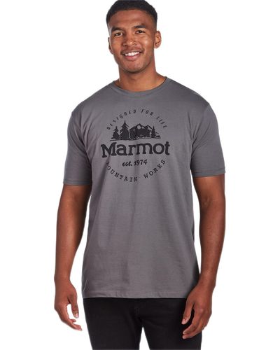 Marmot Culebra Peak Short-sleeve T-shirt - Gray