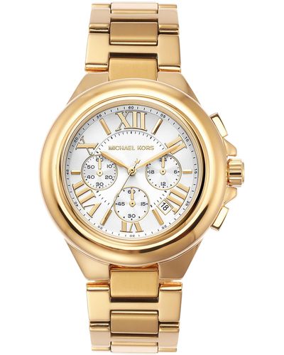 Michael Kors Oversized Camille Rose Gold-tone Watch - Metallic