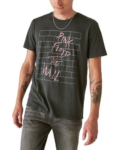 Lucky Brand Pink Floyd The Wall Tee - Black