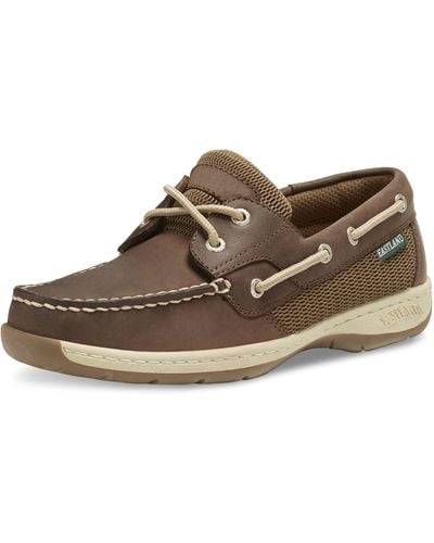 Eastland Solstice Boat Shoe Oxford,bomber Brown Leather,10 W Us