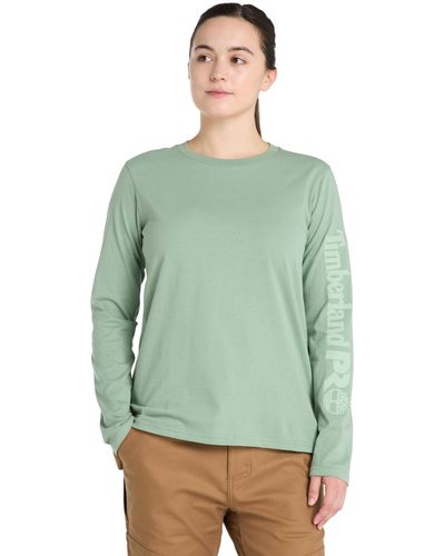 Timberland Cotton Core Long-sleeve T-shirt - Green