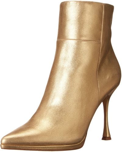 Vince Camuto Footwear Pitonnda Stiletto Heel Dress Bootie Ankle Boot - Natural