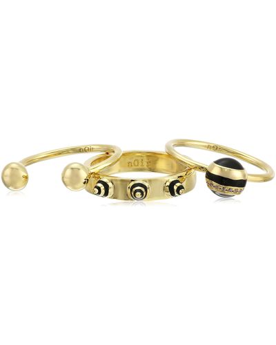 Noir Jewelry Hive Stackable Ring - Multicolor