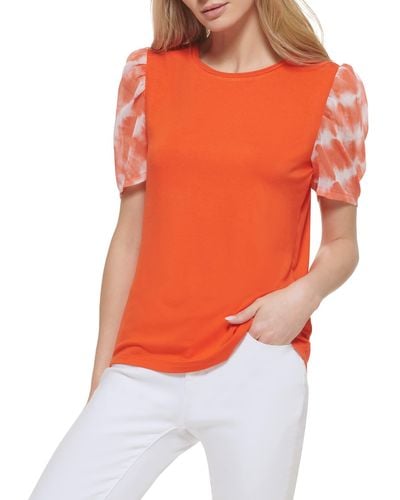 DKNY Sportswear Top,m O/m O C,x-large - Orange