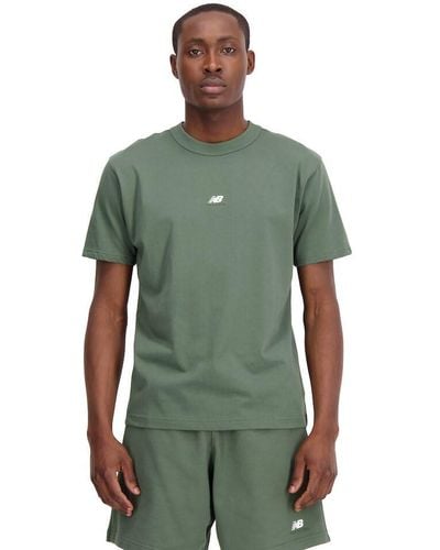 New Balance Sport Essentials Premium Cotton T-shirt In Green