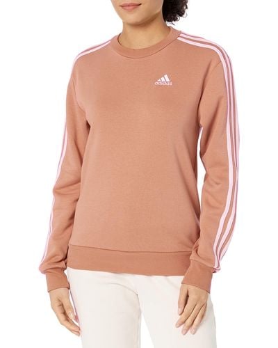 adidas Essentials 3-stripes Fleece Sweatshirt - Multicolor
