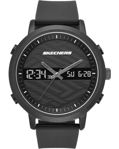 Skechers Lawndale Analog-digital Chronograph Watch - Black