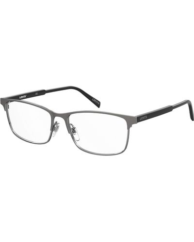 Levi's Lv 1012 Rectangular Prescription Eyeglass Frames - Metallic