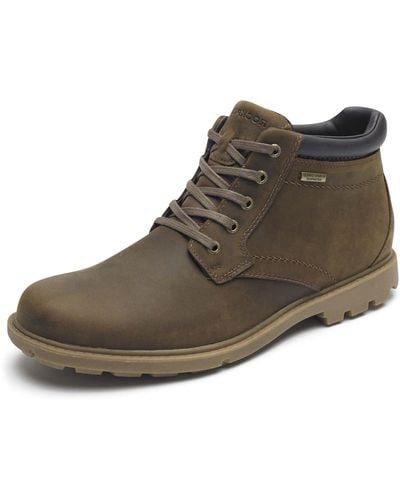 Rockport Rugged Bucks Waterproof Boots - Brown