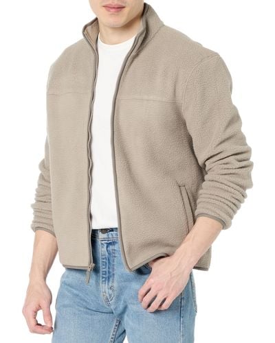 PAIGE Armando Zip Up Fleece Jacket - Natural