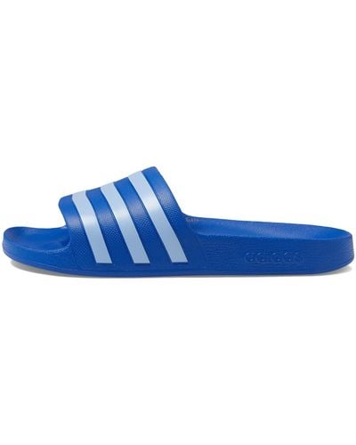 adidas Adilette Aqua Slide Sandal - Blue