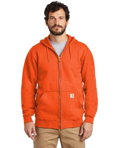 Carhartt Loose Fit Midweight Full-zip Sweatshirt - Orange