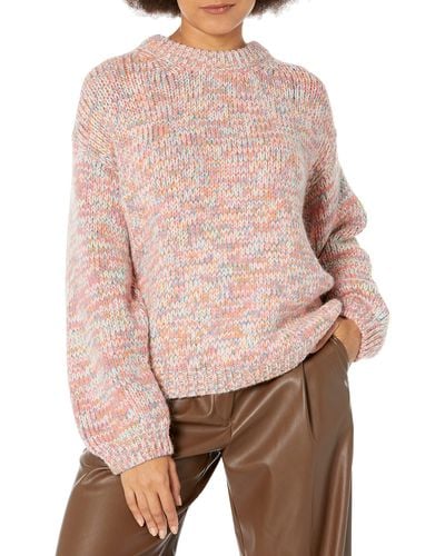 Velvet By Graham & Spencer Trix Rainbow Alpaca Pullover Sweater - Multicolor