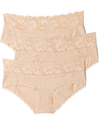 Cosabella Say Never Maternity Hotpant 3 Pack Set - Natural