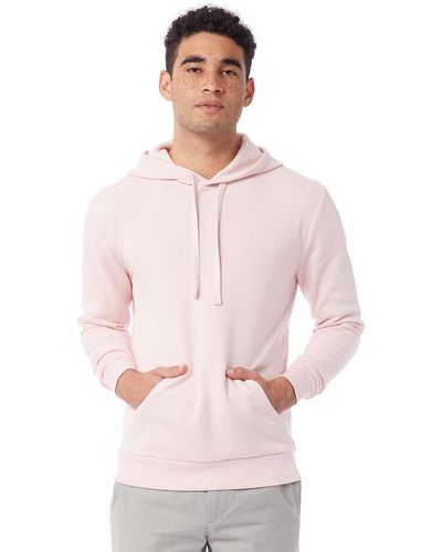 Alternative Apparel Eco-cozy Fleece Pullover Hoodie - Pink