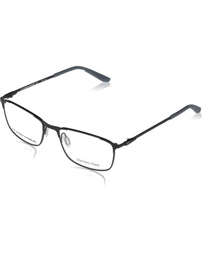 Under Armour Ua 5015/g Rectangular Prescription Eyewear Frames - Black