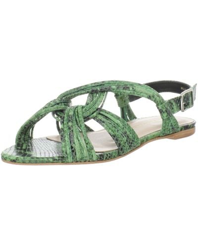 Loeffler Randall Filippa Ankle-strap Sandal - Green