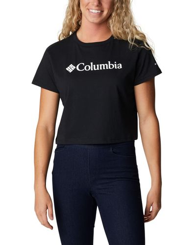 Columbia North Cascades Cropped Tee T-shirt - Black
