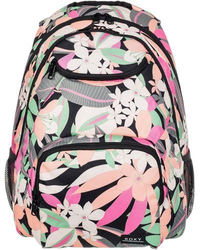 Roxy 24l Shadow Swell Printed Medium Backpack - Pink