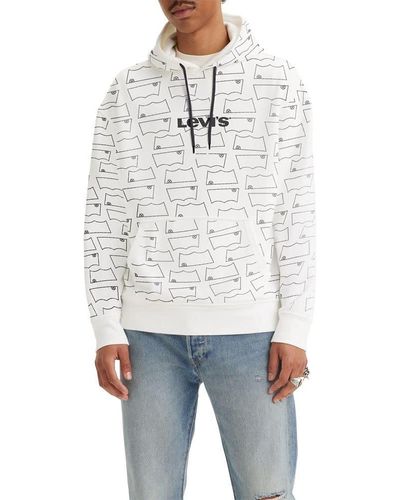 Levi's Relaxed Hoodie - White