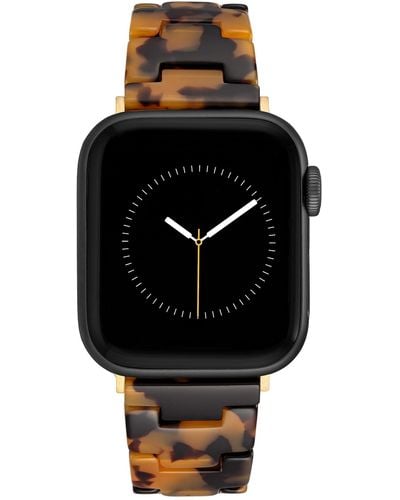 Anne Klein Acetate Fashion Band For Apple Watch Secure - Black