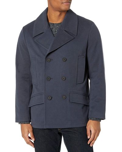 PAIGE Ossie Twill Peacoat - Blue