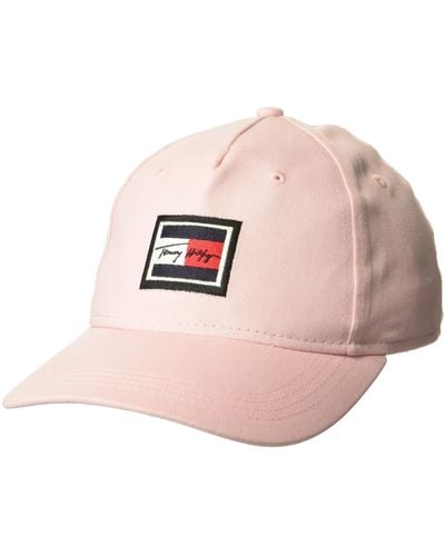Tommy Hilfiger Signature Adjustable Baseball Cap - Pink