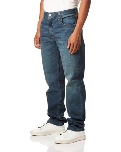 Carhartt Mens Rugged Flex Relaxed Fit Low Rise 5-pocket Tapered Jean Work Utility Pants - Blue