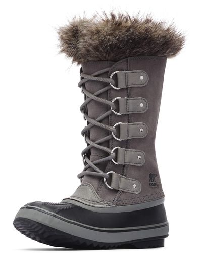 Sorel Womens Joan Of Arctic Waterproof Boots - Quarry, Black - Size 9.5