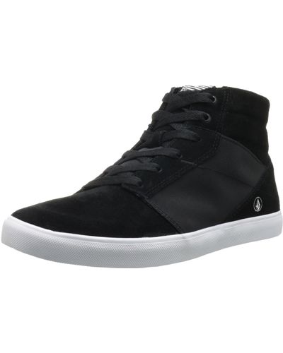 Volcom Grimm Mid Skate Shoe,black,6 M Us