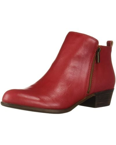 Lucky Brand Basel Ankle Bootie - Red