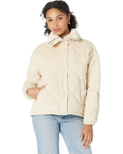 Levi's Diamond Quilted Corduroy Jacket - Natural