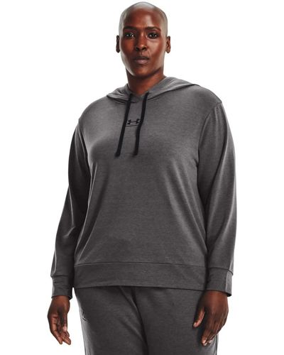 Under Armour S Rival Terry Hoodie - Gray