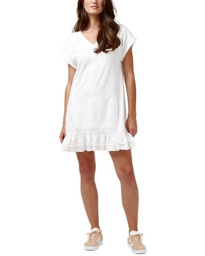 Buffalo David Bitton T Shirt Dress - White