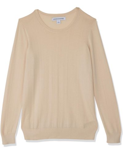 Amazon Essentials Lightweight Crewneck Sweater - White