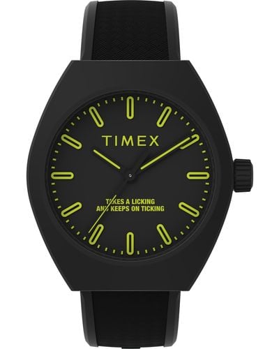 Timex Black Strap Black Dial Black