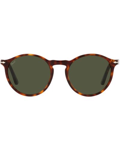 Persol Po3285s Round Sunglasses - Black