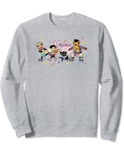 Paul Frank Retro Group Skate Party Sweatshirt - Gray