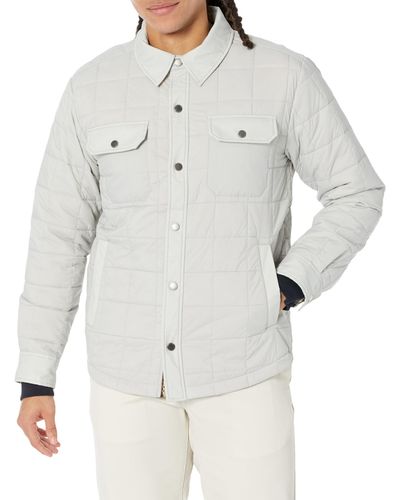 Pendleton Arroyo-crinkle Quilted Shirt Jacket - Gray
