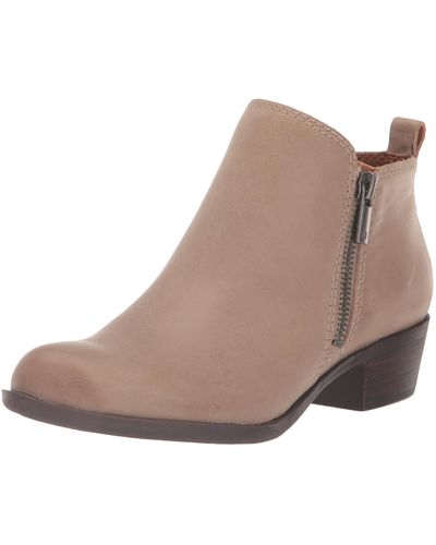 Lucky Brand Basel Bootie Ankle Boot - Brown
