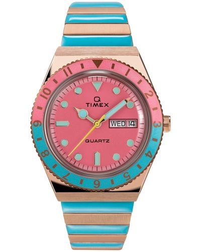 Timex Malibu Stainless Steel Case Rose Gold/pink/two-tone One
