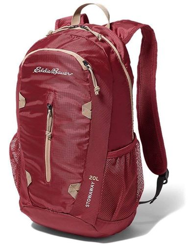 Eddie Bauer Adult Stowaway Packable 20l Daypack - Red