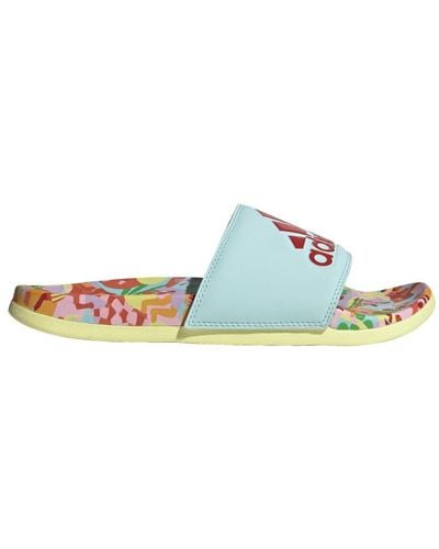 adidas Adilette Comfort Slides Sandal - Blue