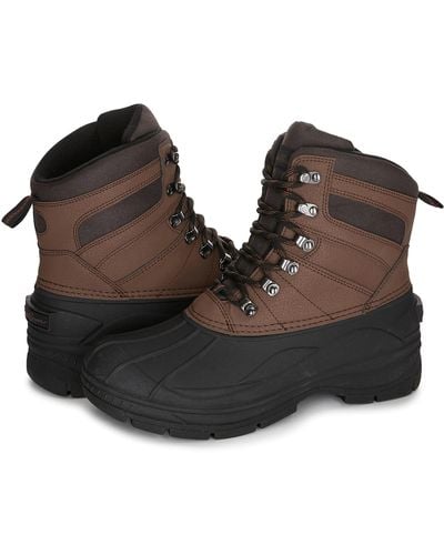 Eddie Bauer Leaven Worth Insulated S Hiking Boots | Waterproof Shell - Brown