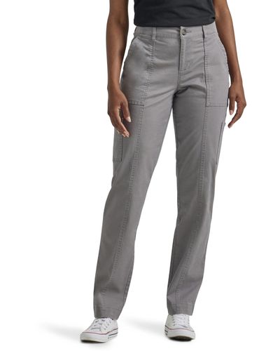 Lee Jeans Ultra Lux Comfort With Flex-to-go Utility Pant - Gray