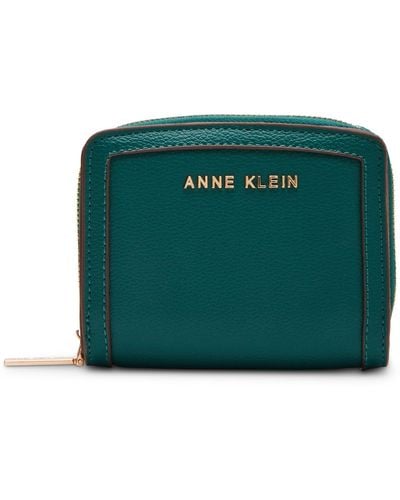 Anne Klein Ak Small Curved Wallet - Green